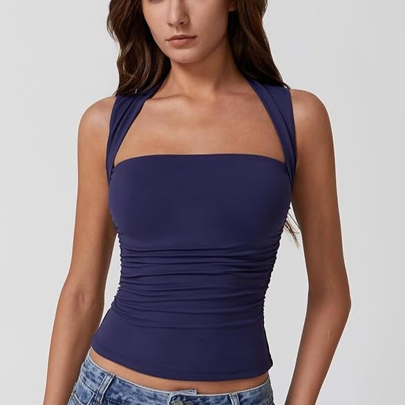 Sleek Square Neck Tank Top