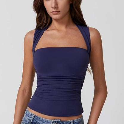Sleek Square Neck Tank Top