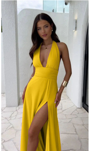 Elysia V-Neck Maxi
