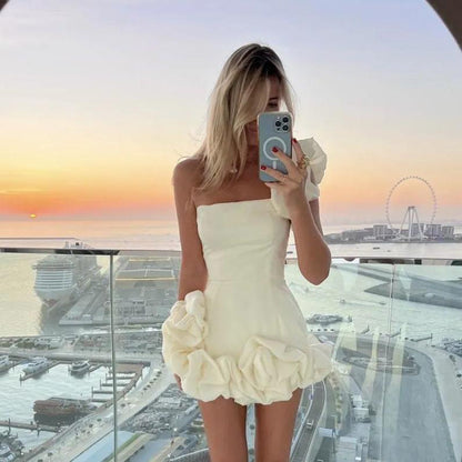 One-Shoulder Ruffle